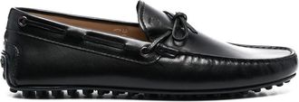 Tod's City Gommini leather loafers - men - Calf Leather/Calf Leather/Rubber - 6.5 - Black