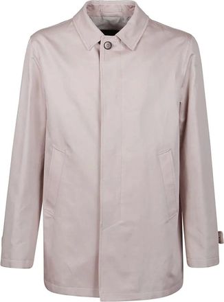 Herno Jassen, Heren, Roze, 2Xl, Single-Breasted Coat