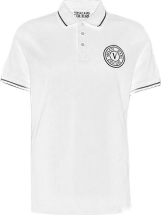 Versace Jeans Couture Polo Shirt - Heren - Polos - Wit - L - Tops