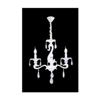 Trade Shop Trade Shop Traesio - Trade Shop - Lampadario Soffitto Classico 3 Bracci E14 Vetro Cristallo Gocce Pendenti A15-3