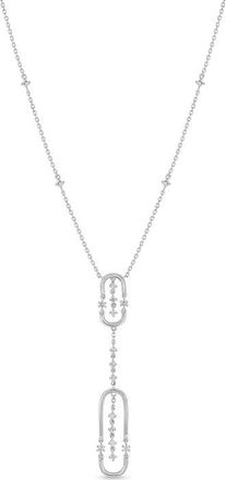 Bony Levy 18K Gold Liora Diamond Y-Necklace in 18K White Gold at Nordstrom