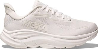 Hoka One One Womens Clifton 10 Running Shoe In White/white