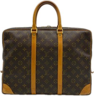 Louis Vuitton Brown Monogram Monogram Briefcase (Pre-Owned)