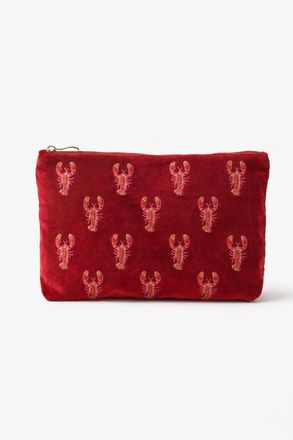 Elizabeth Scarlett Lobster Everyday Pouch in Red at Nordstrom
