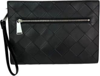 Bottega Veneta Pre-owned Clutches, female, Black, Size: ONE SIZE Pre-owned Leather clutches