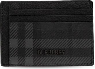 Burberry Kaarthouder met logo - Heren - Portefeuilles - Zwart - ONE Size - Accessoires