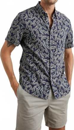 Rails Carson Shirt In Palm Americano Navy
