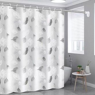 No Brand Cortina De Ducha Para Ba&ntilde;o, Impermeable Y Resistente Al Moho, Apta Para Zonas De Ducha, Dimensiones: 180 X 200 Cm