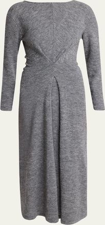 Proenza Schouler Sai Wool Jersey Long-Sleeve Dress