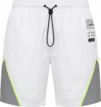 Plein Sport Zwemshort Performance - Heren - Badpakken - Wit - M - Fitness