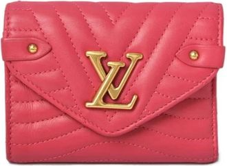 Louis Vuitton Tweedehands leren portemonnees - Dames - Vintage Accessoires - Roze - ONE Size - Vintage