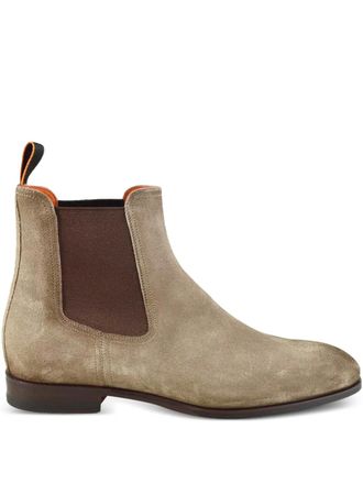 Santoni Archerboot pull-tab Chelsea boots - Neutrals