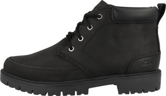 Clarks Rossdale Mid Leather Boots In Black Standard Fit Size 9.5