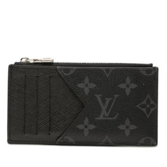 Louis Vuitton Pre-owned Card Case - Heren - Pre-owned - Zwart - Maat: ONE Size Leer