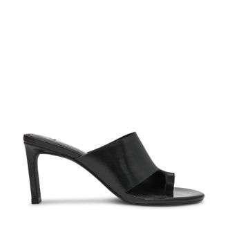 Steve Madden Valentin Sandal BLACK LEATHER