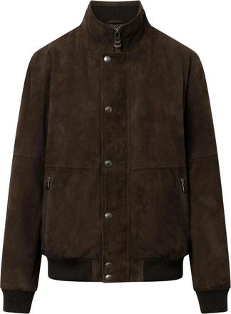 Joop Cosmo Jacket - Heren - Bomber jackets - Bruin - XL - Leer - Jassen