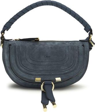 Chlo&eacute; Blue Calf Leather Bos Taurus Shoulder Womens Bag