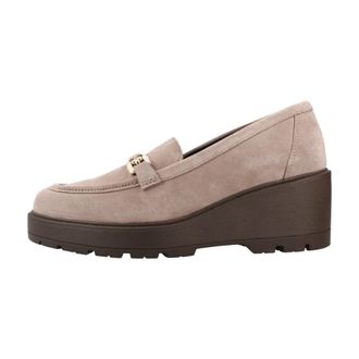 Geox Schoenen, Dames, Grijs, 38 EU, Leer, Miereille