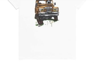 Carrots by Anwar Carrots Mens Rover Truck Tee In White