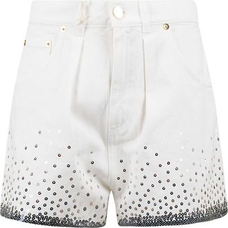 Alberta Ferretti Short Shorts - Dames - Bermuda - Wit - S - Korte Broeken