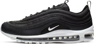 Nike Mens Nike Air Max 97 Running Shoes, Black Black White 001 Dark, 6 UK