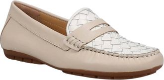 Vaneli Womens Adebel Penny Loafers In Bone/white