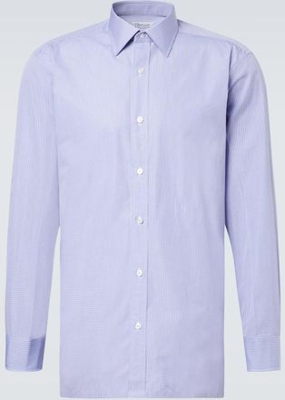 Charvet Camicia in popeline di cotone a quadri