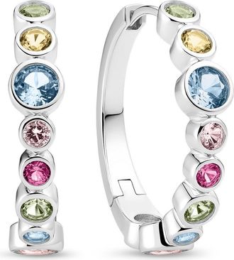 Sif Jakobs Jewellery Earrings Sardinien Creolo in 925 Sterling Silver/multi at Nordstrom