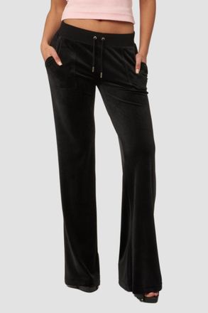 OEM Pantalones Deportivos Juicy Couture Black Layla De Tiro Bajo Para Mujer, Talla S