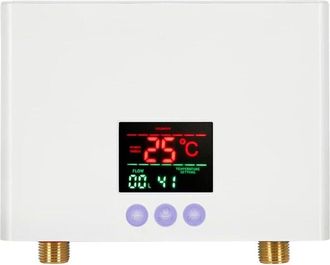 OEM Mini Calentador De Agua El&eacute;ctrico, Calentador De Agua Instant&aacute;neo De Pared De 3 Kw Con Pantalla Led, Ajuste De Temperatura De 3 Niveles, Control Remot