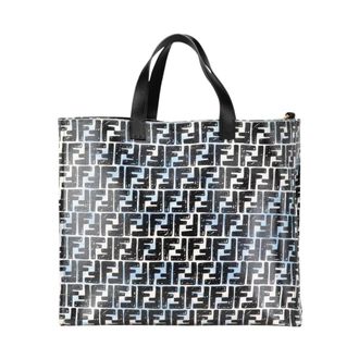 Fendi Pre-owned Cloudy Shopper Satchel - Dames - Vintage Shopper - Blauw - ONE Size - Leer - Vintage