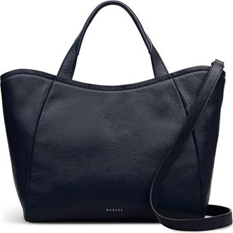 Radley London Medium Muswell Lane Pebbled Leather Satchel in Ink at Nordstrom Rack