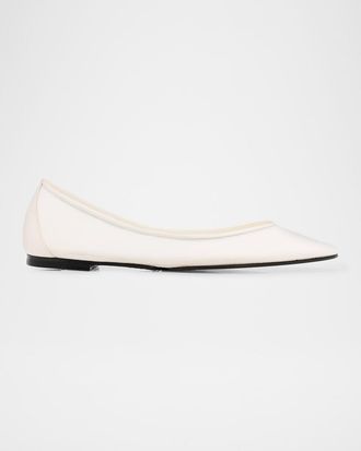 Jacquemus Les Ballerines Mesh Flats
