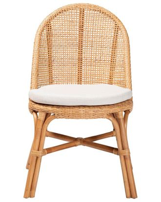 Baxton Studio Daniela Bohemian Rattan Dining Chair
