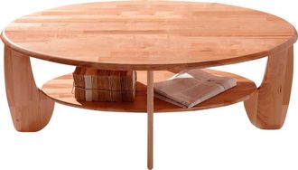 HOME AFFAIRE Couchtisch aus Massivholz Wildeiche oder Kernbuche FSC-zertifiziert