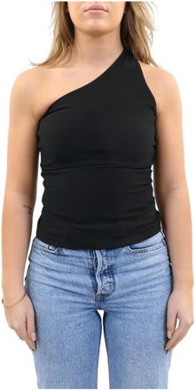 Daily Paper Clothing Margot Top voor vrouwen - Dames - Tops zonder mouwen - Zwart - XS - Tops