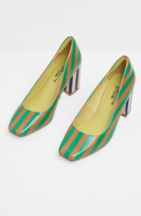 Charlotte Stone Estee Multicolor Square Toe Pump in Kite at Nordstrom, Size 13