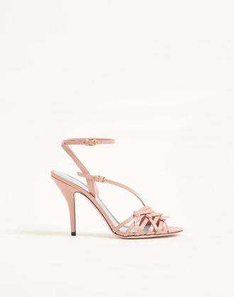 Valentino Garavani Sandalo Nodine In Capretto 100mm Donna PHARD 35.5