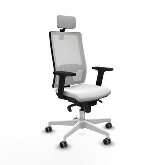 Piqueras y Crespo Piqueras Y Crespo Silla Horna Blanca Ergon&oacute;mica De Oficina