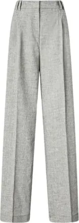 Pinko Pinko, Broeken, Dames, Grijs, S, Katoen, Pinko brescello pantalone vlam ss 26