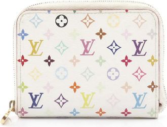 Louis Vuitton 2010 Monogram Multicolore Zip Around coin pouch - Bianco