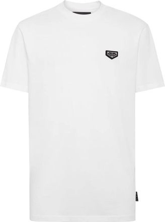 Philipp Plein Heren, Tops, Wit, Maat: 3XL Katoen