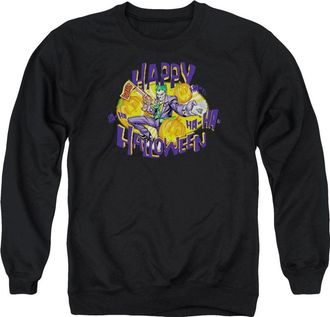Gildan Batman Ha Ha Halloween Adult Crewneck Sweatshirt