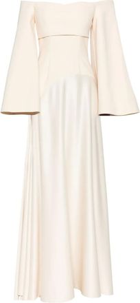 Solace London Rina maxi dress - women - Polyester - 12 - Neutrals