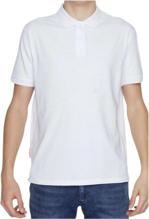 Suns Federico Back Polo Shirt - Heren - Polos - Wit - XL - Katoen - Tops