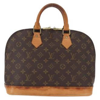 Louis Vuitton Alma Monogram Canvas Brown Canvas Handbag (Pre-Owned)