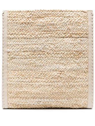 Cult Gaia Borsa tote con placca logo - Toni neutri