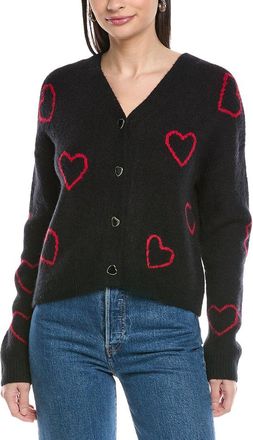 CeCe by Cynthia Steffe Cece Heart Jacquard Cardigan