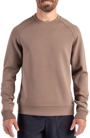 Cutter & Buck Roam Crewneck Pullover in Mushroom at Nordstrom, Size Xxx-Large