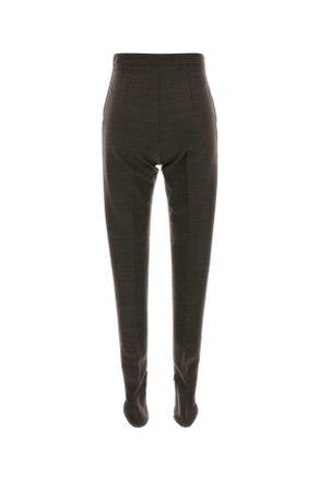 Jil Sander Stretch Wool Blend Trousers - Taupe